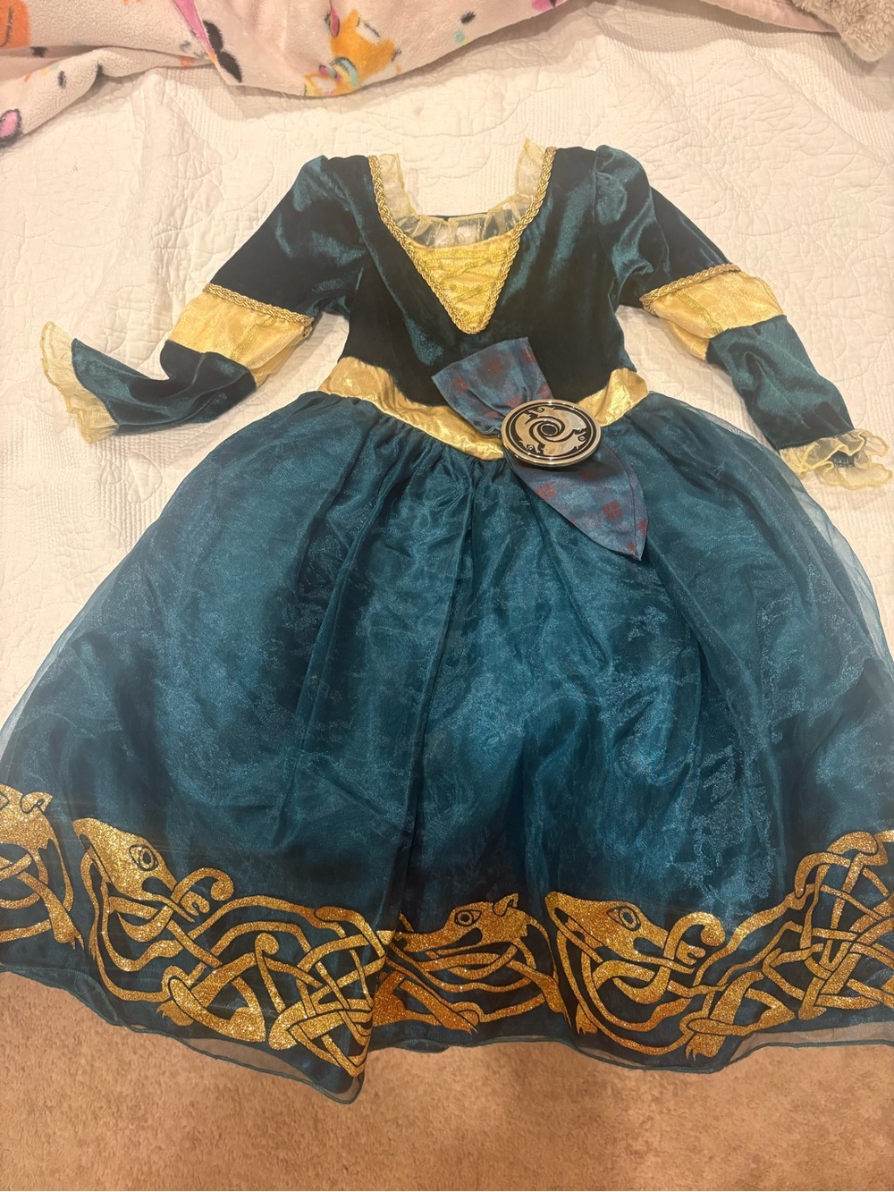 Disney Brave Merida Gown Princess Costume Size 4